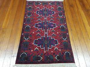 150 x 100 cm approx hand knotted: Hand knotted wool Rug 14 size 143 x 85 cm Afghanistan