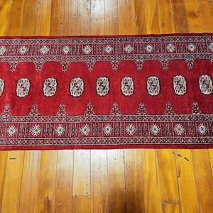 Hand knotted wool rug 31779 size 317 x 79 cm Pakistan