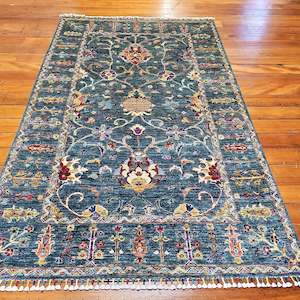 Hand knotted wool rug 190123 size 190 x 123 cm Afghanistan