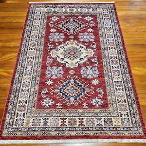 Hand knotted wool rug 175122 size 175 x 122 cm Afghanistan