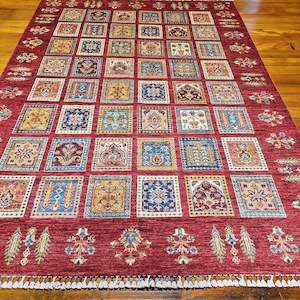 Hand knotted wool rug 237174 size 237 x 174 cm Afghanistan