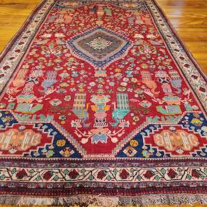 2: Hand knotted wool rug 266157 size 266 x 157 cm