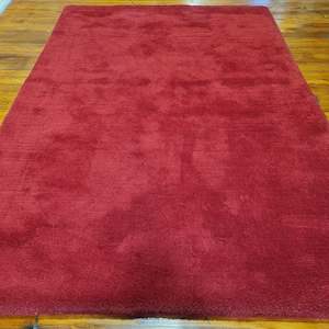 100% wool rug Thrill red size 200 x 290 cm