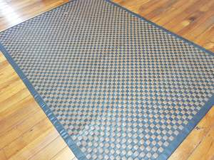 3: 100% leather Rug Basket weave size 160 x 230 cm India