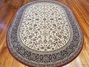 Round Oval Rugs: Easy care Palazzo  5305 1201 size 200 x 290 cm Belgium