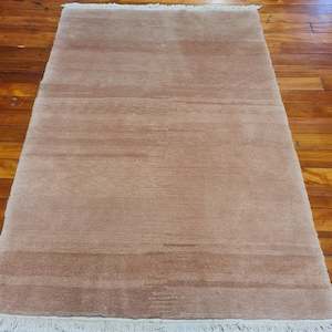 Hand knotted wool rug 186124 size 186 x 124 cm Nepal