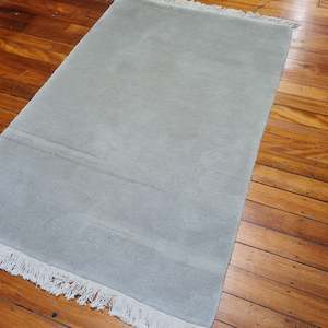 Hand knotted wool rug 186123 size 186 x 123 cm Nepal