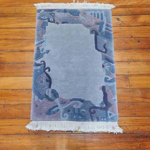 Hand knotted wool rug 9061  size 90 x 61 cm Nepal