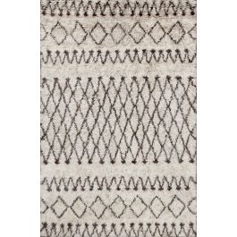 Atlas Peaks Moroccan Beni Ourain Wool Brown Shag Rug - Clearance Sale