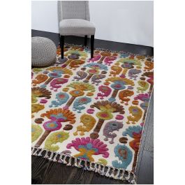 Noul Tribal Multi Moroccan Handmade Rug - Cultural Elegance for Home