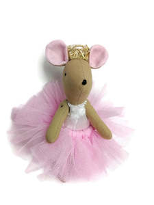 Tiny Ballerina Mouse - choose colour