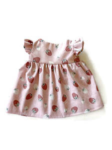 Dress-up Doll Outfit - Strawberry print dress