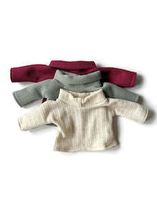 Dress-up Doll Outfit - Turtle-neck top (choose colour)