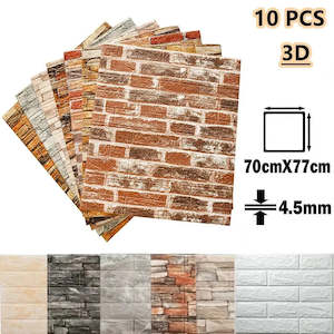 Self-Adhesive 3D Wall Stickers Luxury Decor for Living Room Bedroom Waterproof F…