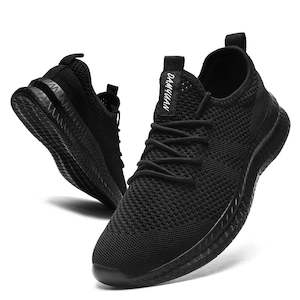 Shoes: Men Running Shoes Lace up Men Sport Shoes Lightweight Comfortable Breathable Walking Sneakers