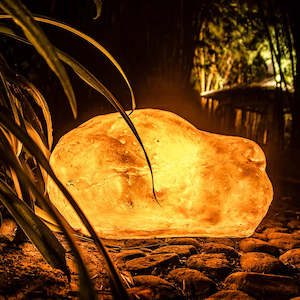 Outdoor Garden Accessories: Backyard Garden Lighting Stone Villa Lane Rock Lawn Light Park Real Estate Outdoor Landscape Lamp