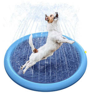 Tradies Pets: 170*170cm Pet Sprinkler Pad Play Cooling Mat Swimming Pool