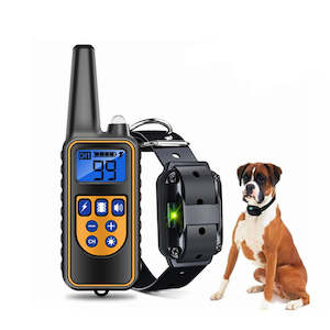 Electric Dog Training Collar Waterproof Rechargeable Remote Control Pet with LCD…