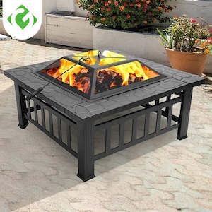 Outdoor Barbecue Grill, Charcoal BBQ Tool, Fire Pit, Square, Courtyard, Camping …