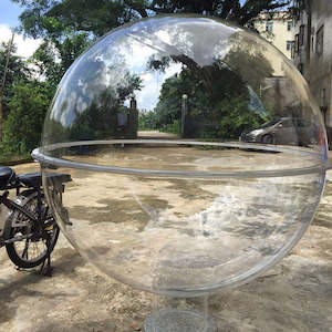 Garden Accessories: 200mm Large Transparent ball Christmas decorations