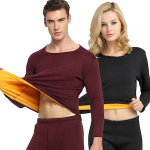 Thermal Underwear men Winter Women Long Johns sets fleece keep warm in cold weat…