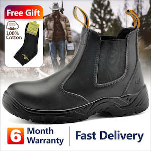 Boots Safety: Safetoe S3 Steel Toe Cap,Light Weight Work Safety Boots with Waterproof Leather for Men and Women