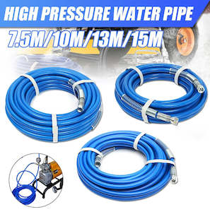 7.5/15M Airless Spray Hose High Pressure Hose Connector 5000PSI  Gun Water Pipe …