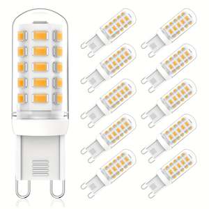 5/10 Pack Dimmable G9 LED Bulb 3W, Equivalent To 30W 40W Halogen Light, 2700K 30…