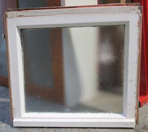 Sash Glass Panels: Single Pane Sash Window 460H x 495W