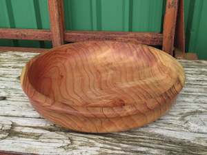 John The Quarters Woodshop: Large Redwood Serving Bowl 10cm H x 54cm W