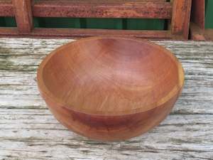 John The Quarters Woodshop: #01 Totara Salad Bowl 10cm H x 29cm W