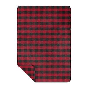 Sherpa Fleece Blanket - Buffalo Check