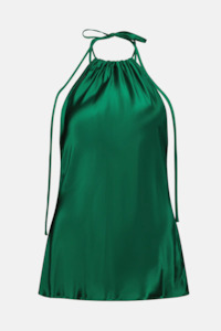 Walter Halter Top - Emerald Green