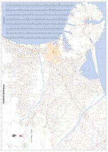 Internet: Central Canterbury A0 Wall Map