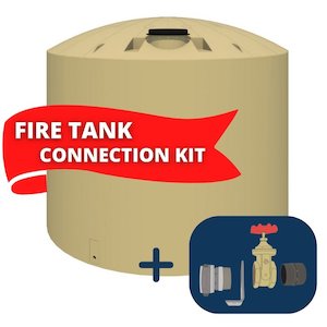 30,000L Devan Heavy Duty Fire Tank & Basic Connection Kit