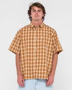 Mucho Gusto Oversized Boxy Fit Check Shirt