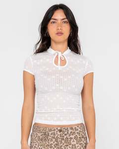 2am Cut Out Lace Top