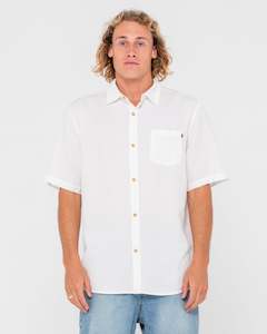 Overtone Short Sleeve Linen Shirt