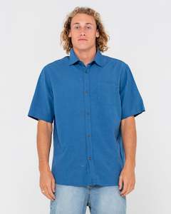 Overtone Short Sleeve Linen Shirt