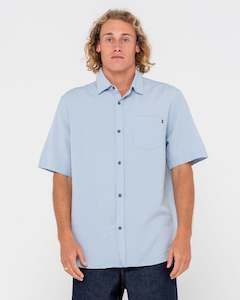 Overtone Short Sleeve Linen Shirt