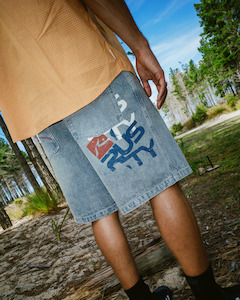 Stone Cold Printed 22" Baggy Jort