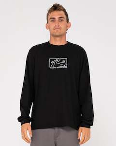 Clothing wholesaling: Boxed Out Waffle Long Sleeve Tee