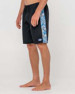 Clothing wholesaling: Piped Viscus Elastic Waist Boardshort