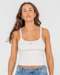 Heritage Ribbed Crop Tank Top