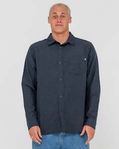 Clothing wholesaling: Overtone Long Sleeve Linen Shirt