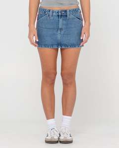 Clothing wholesaling: Flip Mommy Low Rise Mini Denim Skirt