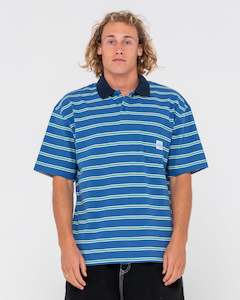 Inspectah Deck Oversized Striped Polo