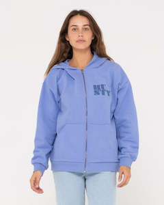 Rusty Code Oversize Zip Hooded Fleece