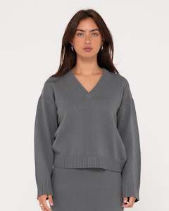 Margot Relaxed Vee Neck Knit