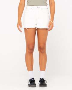 Penny Kick Flare High Waisted Denim Short